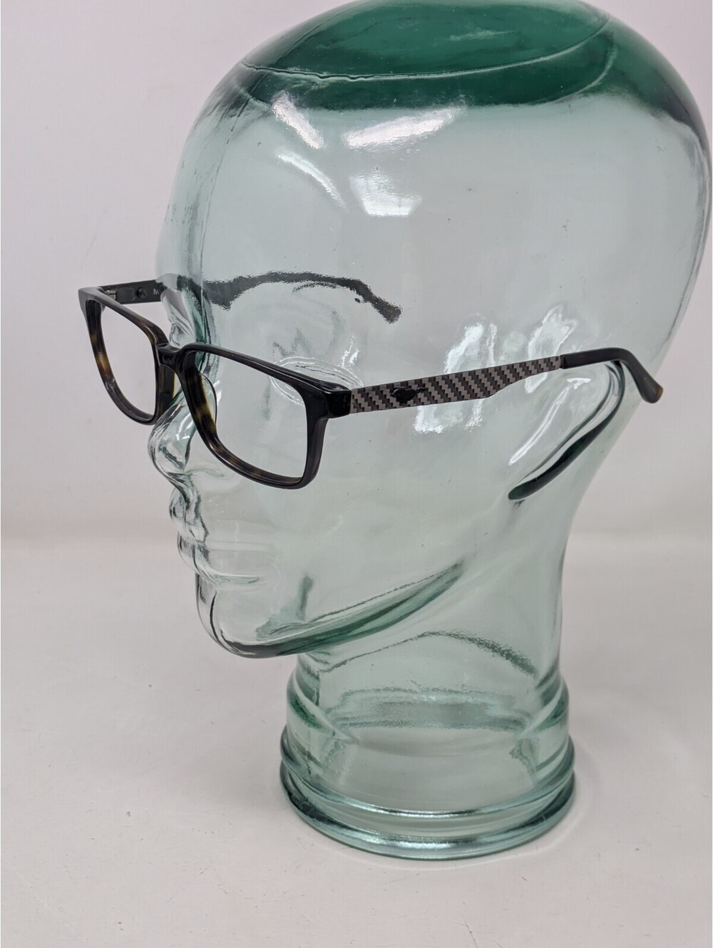Mustang 1911 Dark Brown Tortoise Carbon Pattern Eyeglasses-53-18-140